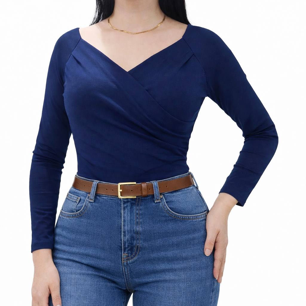 Blusa escote cruzado — foto 3